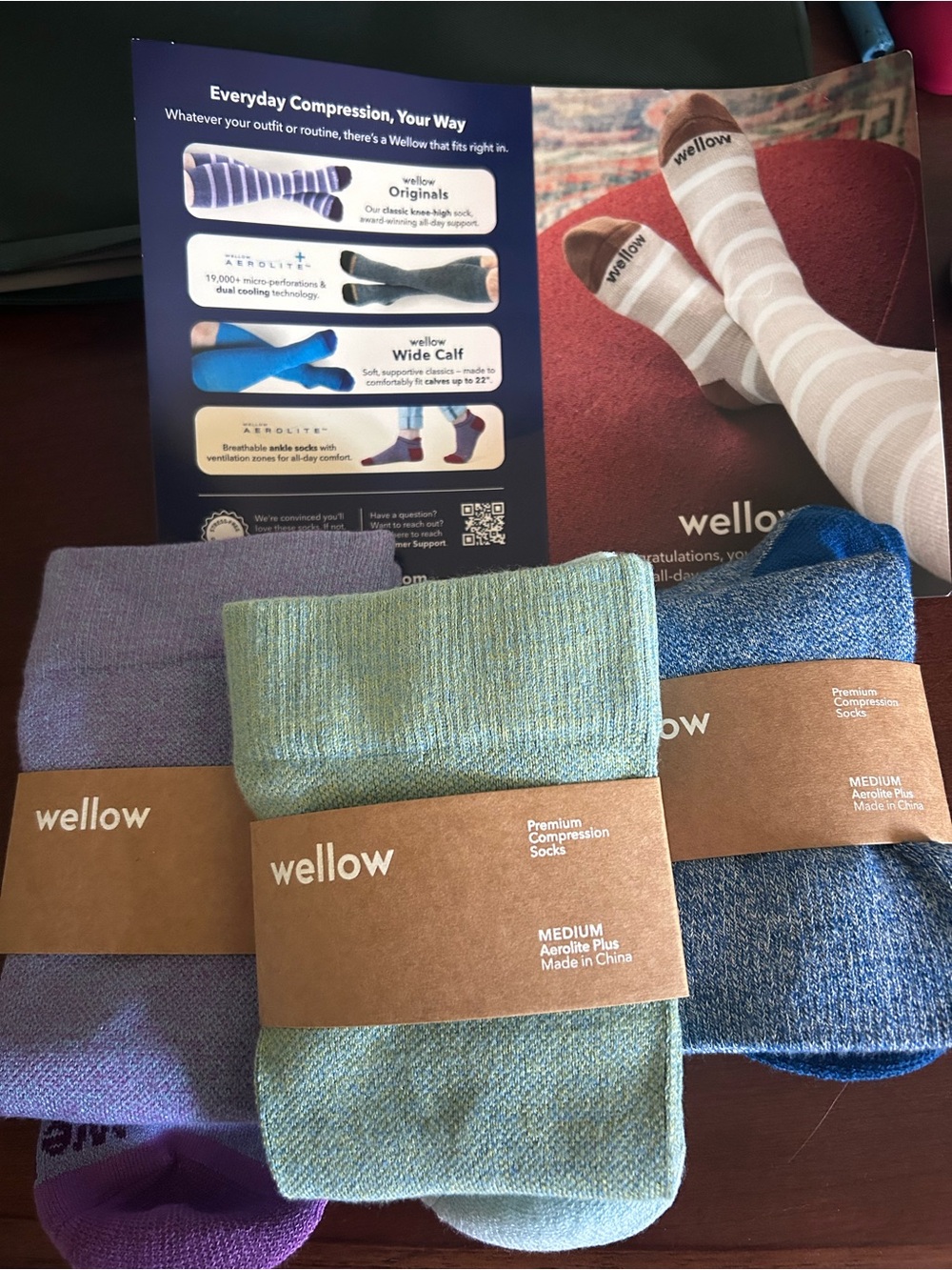 Wellow Aerolite Compression Socks - 3 pack - Women - Picture 2 of 2